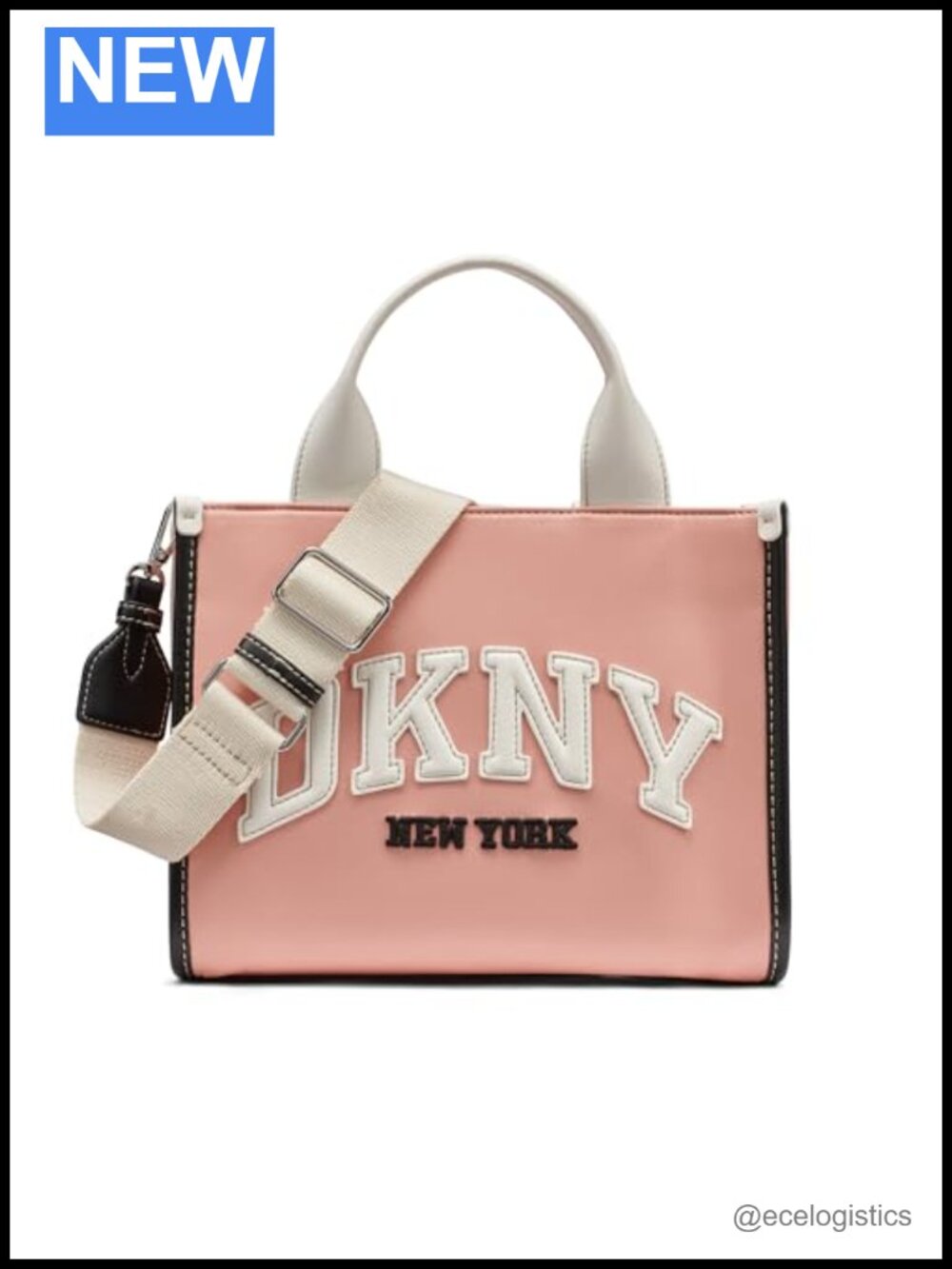 DKNY Hadlee Small Tote - Polyurethane, Top Handles, Adjustable Strap